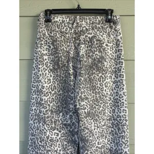 Lioness Leopard Cheetah Animal Print Denim 100% Cotton Jeans Pants Womens XS thumbnail 8