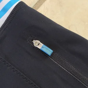 Lululemon Women’s Retro Fast Track 4” Athletic Biker Shorts Size 8 Blue White thumbnail 3