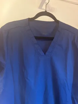 Charokee Authentic Workwear L Navy Scrub Top Blue Size L thumbnail 5