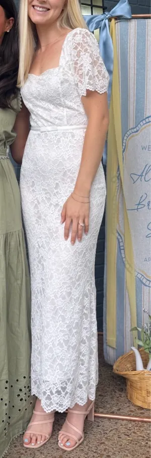 Nsr White maxi dress thumbnail 1