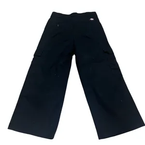 Dickies Cargo Pants Womens Size 8 Black Wide-Leg High Rise Utility thumbnail 4