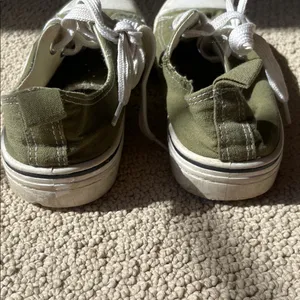 Rue 21 Olive Green Low-Top Canvas Sneakers thumbnail 5