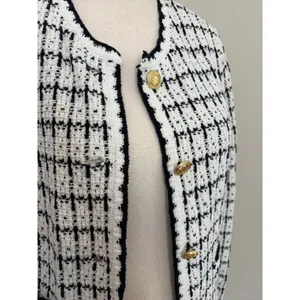 Nic+Zoe tweed sweater jacket size small thumbnail 5