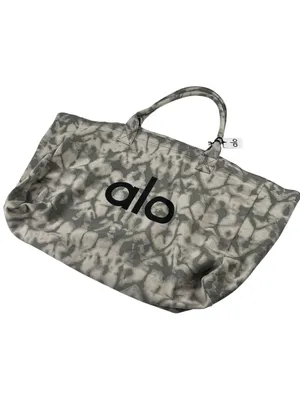 Iconic Shopper Tote , Grey tie-dye pattern Tota Pilates & Yoga Bag ALO Yoga Nwt thumbnail 4