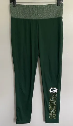 NFL Pro Line Fanatics Green Bay Packers Leggings‎ Green Womens Medium Athletic thumbnail 1