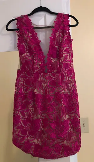 Dainty Hooligan Pink Party Dress thumbnail 1