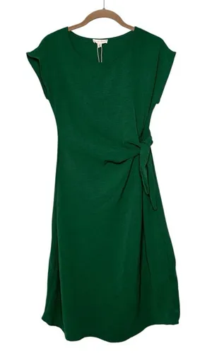 See You Monday Emerald Green Faux Wrap Dress Size XS NWT thumbnail 1