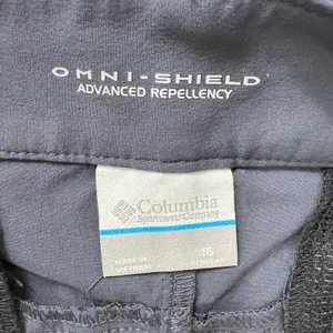 Columbia Women's 16 Regular Navy Blue Omni-Shield‎ Hiking Pants Outdoor Trail thumbnail 5