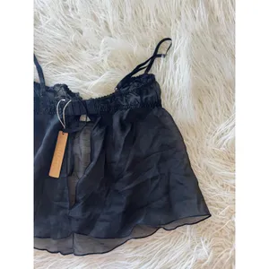 Skims Romance Babydoll Top Onyx Size Small thumbnail 11