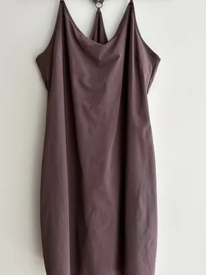 Calvin Klein Performance Dress with Built-In Bike Shorts, Mauve, Size Medium thumbnail 2