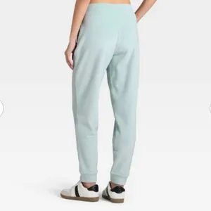 All in Motion Womens Ribbed Jogger High Rise Full Length Light Blue Mint Size M‎ thumbnail 6