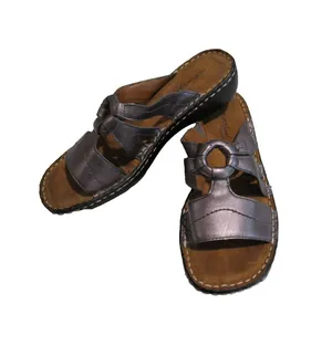 NaturalSoul by Naturalizer Sandals Women’s 7.5 Night Sky Pewter Slip‑On Comfort thumbnail 1