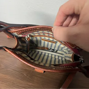 Dooney & Bourke Black Wayfarer Letter Carrier Small Crossbody Purse thumbnail 8
