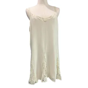 American Eagle Y2K Lace Slip Dress Boho Romantic Fairycore M Ivory Coquette thumbnail 2