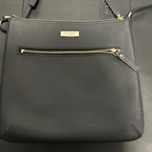Kate Spade Black Crossbody Bag with Gold Accents thumbnail 3