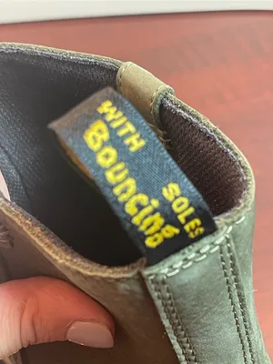 Dr. Martens Zebzag Rigger Slip-On Nubuck Platform Boots in DMS Olive US 9/ EU 41 thumbnail 12