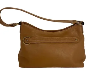 Cole Haan Tan Leather Shoulder Bag thumbnail 1