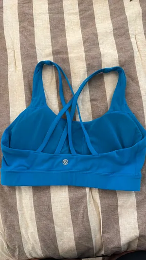 Blue Sports Bra thumbnail 2