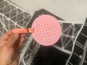 Kate Spade ♠️ pink Spade Luggage Tag NWT thumbnail 4