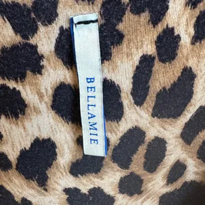 Cheetah Tank Top Maxi Dress Bellamie Boutique Size L Full Length With Pockets thumbnail 3