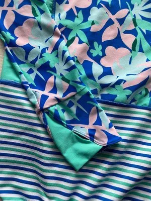 Coolibar Koko Swimsuit Blue thumbnail 4