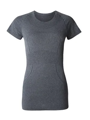 Lululemon Swiftly Tech Short Sleeve Crew Heathered Black thumbnail 1