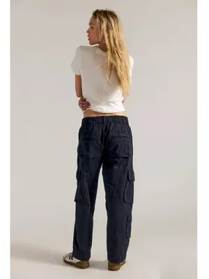 Free People Tahiti Cargo Pant in Black thumbnail 2