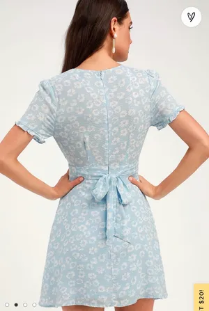 BLUE SUMMER DRESS thumbnail 3