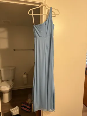 Azazie Blue Formal Dress thumbnail 2