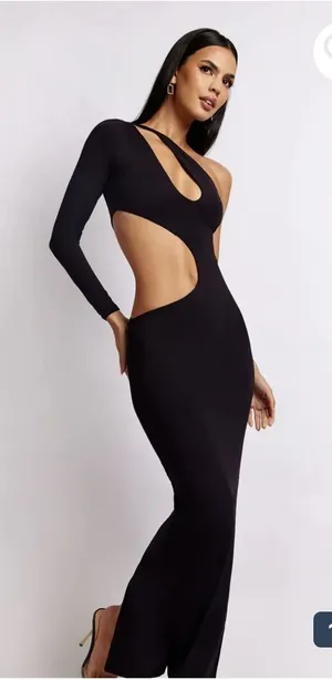 Meshki Joyce Black One Shoulder Sexy Bodycon size small thumbnail 1
