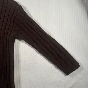 Jones New York Womens Small Brown Sweater Long Sleeve Knit Pullover thumbnail 8