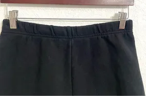 TNA Womems Shorts Black Cozy Fleece Perfect Hi-Rise Sweat Short Size Medium thumbnail 4