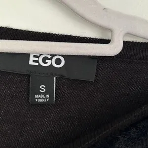 EGO CONTRAST SHEER KNIT FLUFFY Body con mini dress black small thumbnail 6
