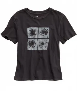 AE Aerie Vintage T-Shirt American Eagle Smoked Gray M thumbnail 1