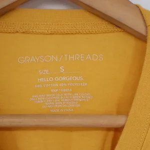 Grayson Threads Pacific Northwest Bear Graphic Cropped T-Shirt Yellow Small thumbnail 2