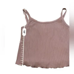 Old Navy Brown Ribbed‎ Knit Sleeveless Tank Top Sz S NEW thumbnail 6