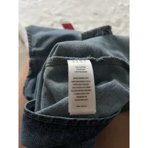 NWT Happily Grey Denim Vest Medium Wash Button Front Cropped Waistcoat Size M thumbnail 9