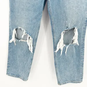 Abercrombie & Fitch The 90s Straight Ultra High Rise Distressed Ripped Jeans‎ 29 thumbnail 3