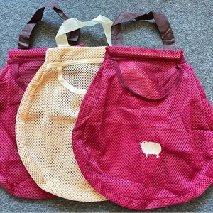 Set of 3 Reusable‎ Mesh Shopping Bags - Small Opening, Perfect for Fruits new thumbnail 2