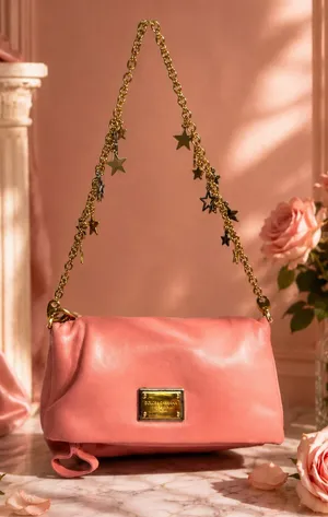 Dolce & Gabbana Nappa Piuma Rosa Lambskin Mini Baguette Bag thumbnail 1