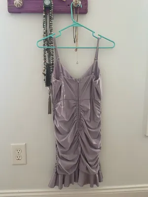 Speechless Purple satin mini dress thumbnail 2