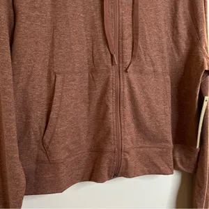 Yogalicious Lux Athletic Jacket Women’s size XL zip up hood pockets thumb holes thumbnail 4