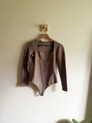 Abercrombie & Fitch Soft A&F Collection Long Sleeve Bodysuit Size M thumbnail 2
