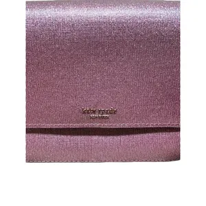 Kate‎ Spade Buddie Glitter Striped Leather Medium Pink Shoulder Bag thumbnail 3