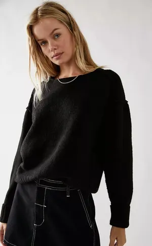We The Free Black Care FP Eastwood Tunic Sweater thumbnail 1
