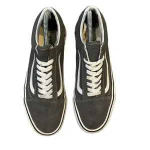 Vans Old Skool Grey Low-Top Lace-Up Unisex Sneakers Size Men 8‎ / Women 9.5 thumbnail 3