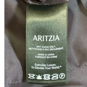 Aritzia Babaton Purple Strapless Tube Bandeau Button Up Peplum Blouse Top Size M thumbnail 7