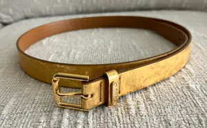 Lauren Ralph Lauren Woman’s Gold Belt thumbnail 1