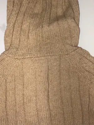 Fisherman's Sweater Cardigan Cotton Wool Size S Chunky Cropped thumbnail 12