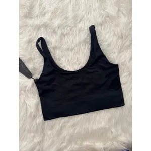 Nike Skims Shine Scoop Neck Longline Bra Obsidian Size Small thumbnail 5
